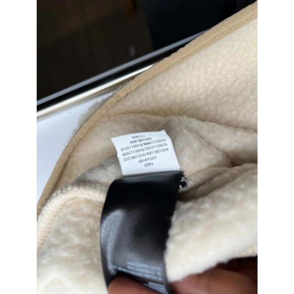 The North Face Women’s Fleece Jacket M Sherpa Cragmont Snap Warm Cream - Picture 9 of 11